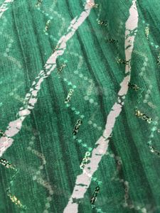 Green Leheriya Saree