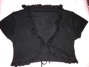 Black Knit Top