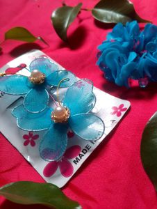 Blue Hair Accessories Set