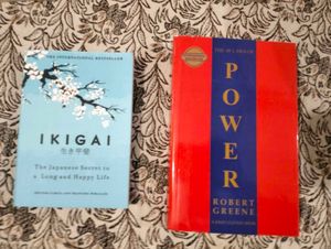 The Power Of 48 Law+ Rich Dad Poor + Ikigai