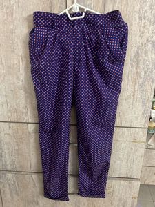 Patterned Casual Pants