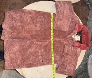 Benetton Pink Teddy Coat