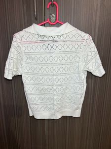 Crochet Knit Crop Top