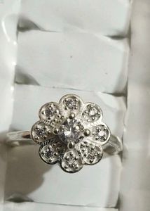 A beautiful silver ring