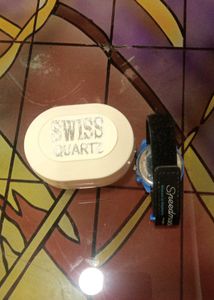 Men's Sport Watch - Blue Accents