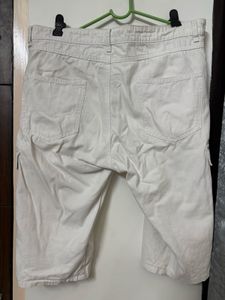 White Cargo Shorts