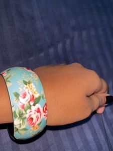 Floral Sea Green Bracelet