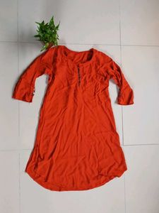 Elegant Orange Kurta