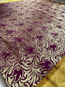 Elegant maroon Silk blend Saree