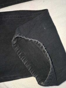 Black Straight Leg Jeans