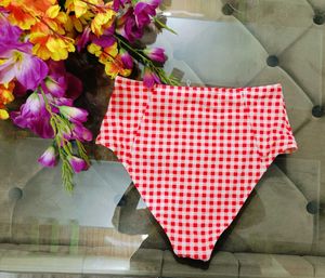 💖 Red Gingham Bikini Bottom