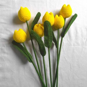 Tulip Crochet Valentine&#39;s Day Bouquet