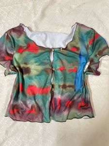 Trendy Tie-Dye Top