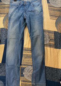 Light Wash Denim Skinny Jeans