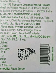 Pack Of 3, Face Wash &amp; Serum