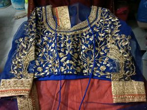 Lehenga Choli -With Heavy Embroidary-Used Just Onc