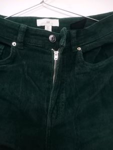 Corduroy Slim Trousers