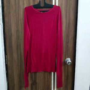 Red Long Sleeve Sweater