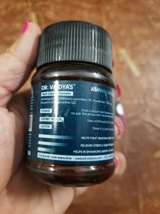 Two Ayurveda Medicines Dr. Vaidya&#39;s Ashwagandha Boosts Immunity and Relieves Stress And Himalaya Q-Dee Cramps Relief