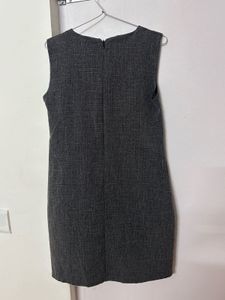 Gray Sleeveless Mini Dress
