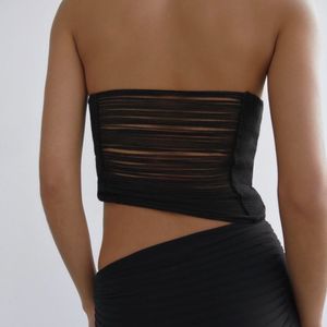Zara Limited Edition Knitted Halter Top