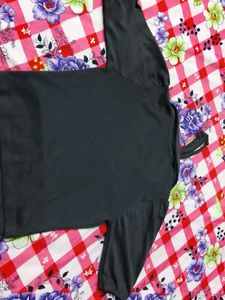 Dark Gray Long Sleeve Top
