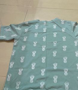 Cute Pineapple Print Top