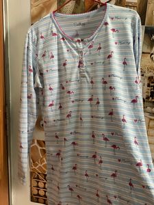 Flamingo Print Night Suit