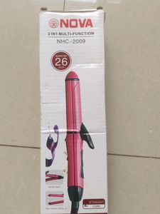 Nova 2 In 1 Hair Straightener &amp; Curler (Combo)