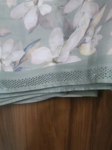 Floral Print Saree
