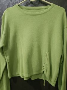 Women Sea Green Wollen Top