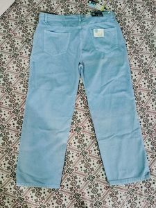 Light Blue Wide Leg Jeans