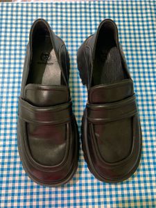 Chunky Black Loafers