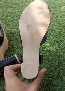 Black Heeled Sandals