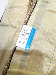 Cream Festive Saree