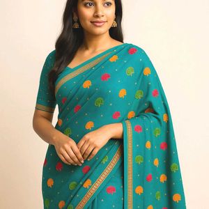 Elegant Green Saree