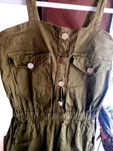 Olive Green Jumpsuit