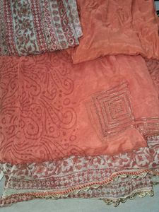Beautiful 😍 Cotton Plazo Designer Suit