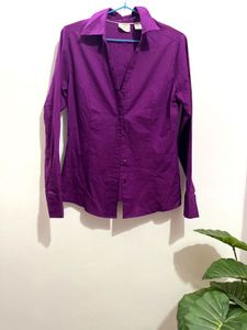 Purple Shirt Full Sleeves