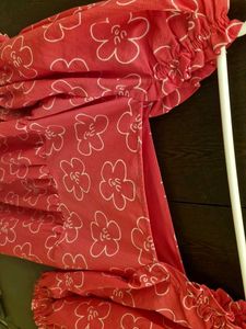 Pink Floral Mini Dress