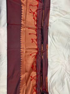 Elegant Maroon Saree