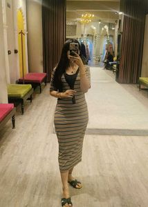 Striped Midi Dress || Price Drop