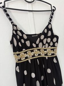 Y2K polka dress