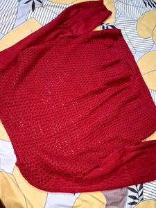 Red Knit Sweater