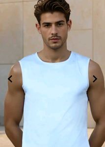 Men&#39;s White Tank Top