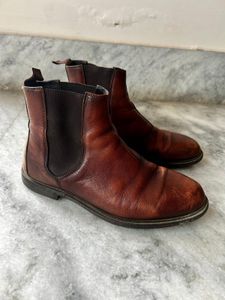 Brown Leather Boots