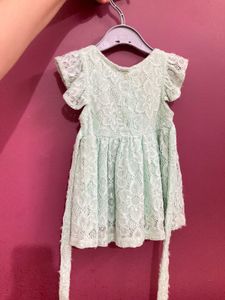 Cute Mint Green Lace Dress