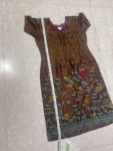 Embroidered Kurta With Plazo