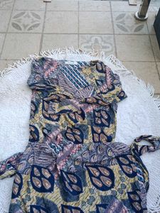 Abstract Print Dress