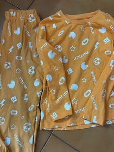 Boys' Full Sleeves Tshirt Pajama Set